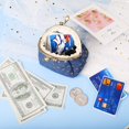 thumbnail image 4 of Five-Pointed Star Coin Purse Denim Change Pouch Wallets Buckle with Kisslock Clasp Coin Holder Clutch Handbags for Women Ladies, 4 of 6