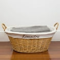thumbnail image 6 of Home Basics Wicker Laundry Basket with Removeable Liner, Natural, 6 of 6