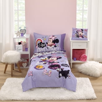 Barney Toddler Bedding, 5Pc Set, Comforter, Sheet, Pillowcase