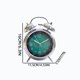 thumbnail image 3 of Reloj clásico MetalClock Baja Luminosidad Silencioso y sin tic-tac Twin Bell LoudTone Escritorio estilo vintage a pilas Dormitorio Oficina Decoración del hogar, 3 of 7