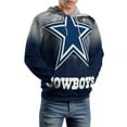 thumbnail image 5 of Football Cowboys 3D Print Hoodie Men Women Autumn Thin Pullover Sweatshirt Vintage Streetwear Tops, 5 of 6