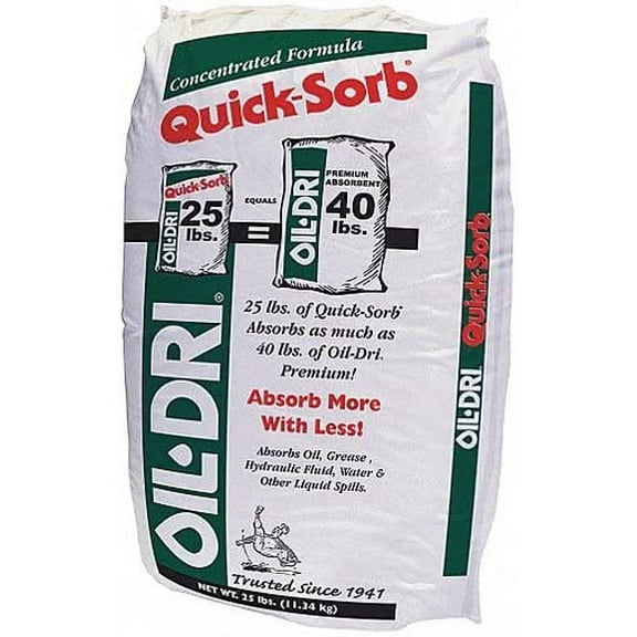 Oil-DRI Maintenance Absorbent, 25 lb, Bag and ANF Brands Sponge