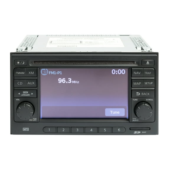 Restored 2011 Nissan Rogue AM FM Radio Single Disc CD Player Navigation Ready 25915-ZT51D (Refurbished)