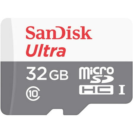 UPC: 0619659184384 | SanDisk Ultra microSD 32GB SDHC UHS-I Class 10 100 MB/s Memory Card – No Adapter