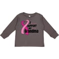 thumbnail image 3 of Inktastic Breast Cancer Awareness I Support My Grandma Pink Ribbon Boys or Girls Long Sleeve Toddler T-Shirt, 3 of 5