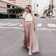 thumbnail image 5 of Faldas Para Mujer Moda Cintura Alta Pliegue Soild Vintage Loose Beach Wrap Maxi Falda Larga Odeerbi  ODB126934, 5 of 9