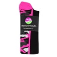 thumbnail image 2 of Pink Ribbon Awareness Camo OTC Socks (Black/Neon Pink, Small), 2 of 2
