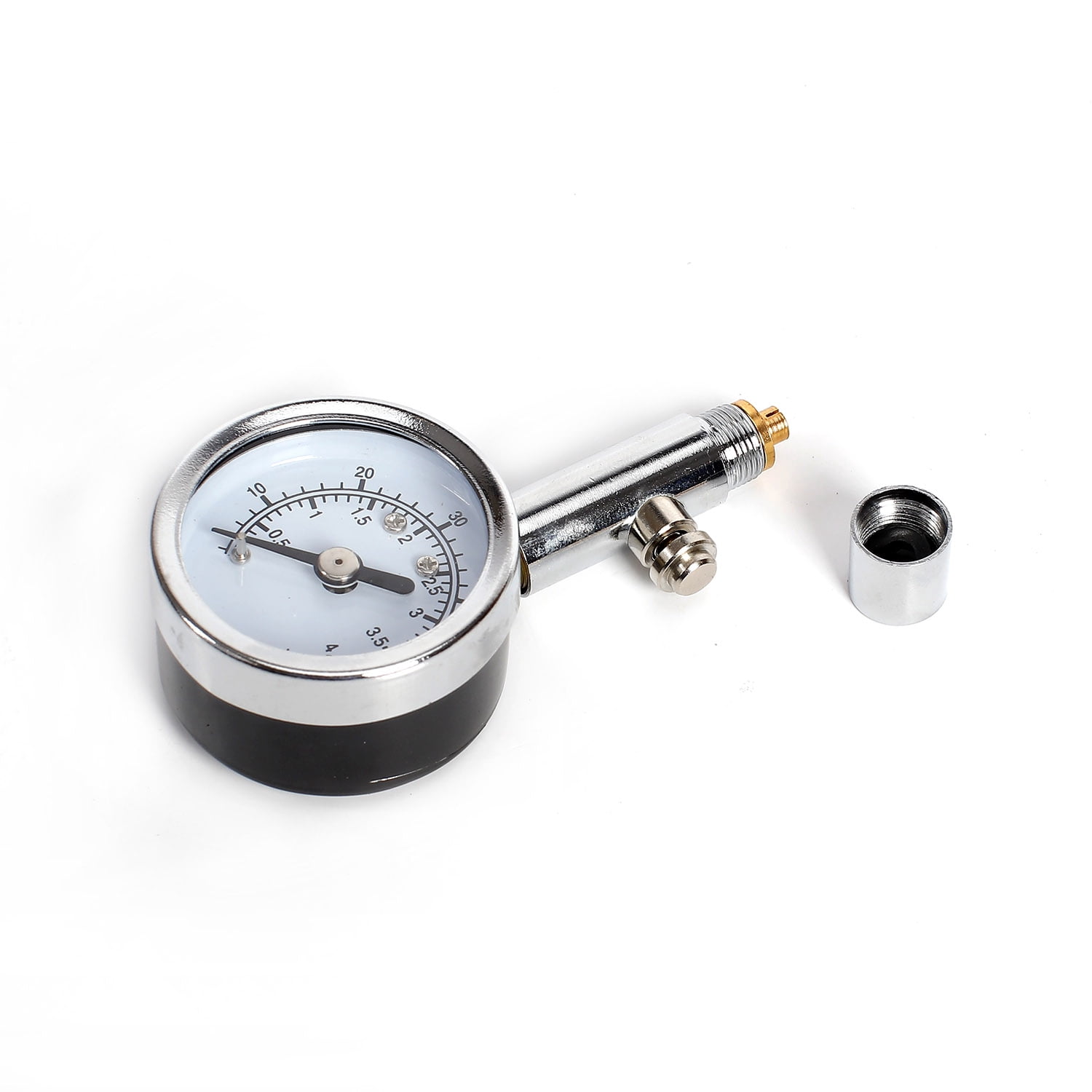 Hyper Tough Auto Mini Dial Tire Gauge, Silver, Model ST111704S
