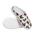 thumbnail image 3 of Xecao Panda And Glasses Print Cotton Slippers Fuzzy Warm Cozy Slippers Non Slip House Slippers For Indoor Outdoor Cotton Slippers House Slippers-8, 3 of 7