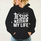thumbnail image 4 of Sudadera con capucha con estampado de Jesús me salvó la vida para mujer y hombre, moda con personalidad, sudaderas informales de manga larga con capucha, 4 of 5