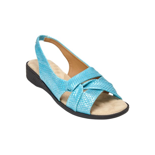 turquoise sandals wide width