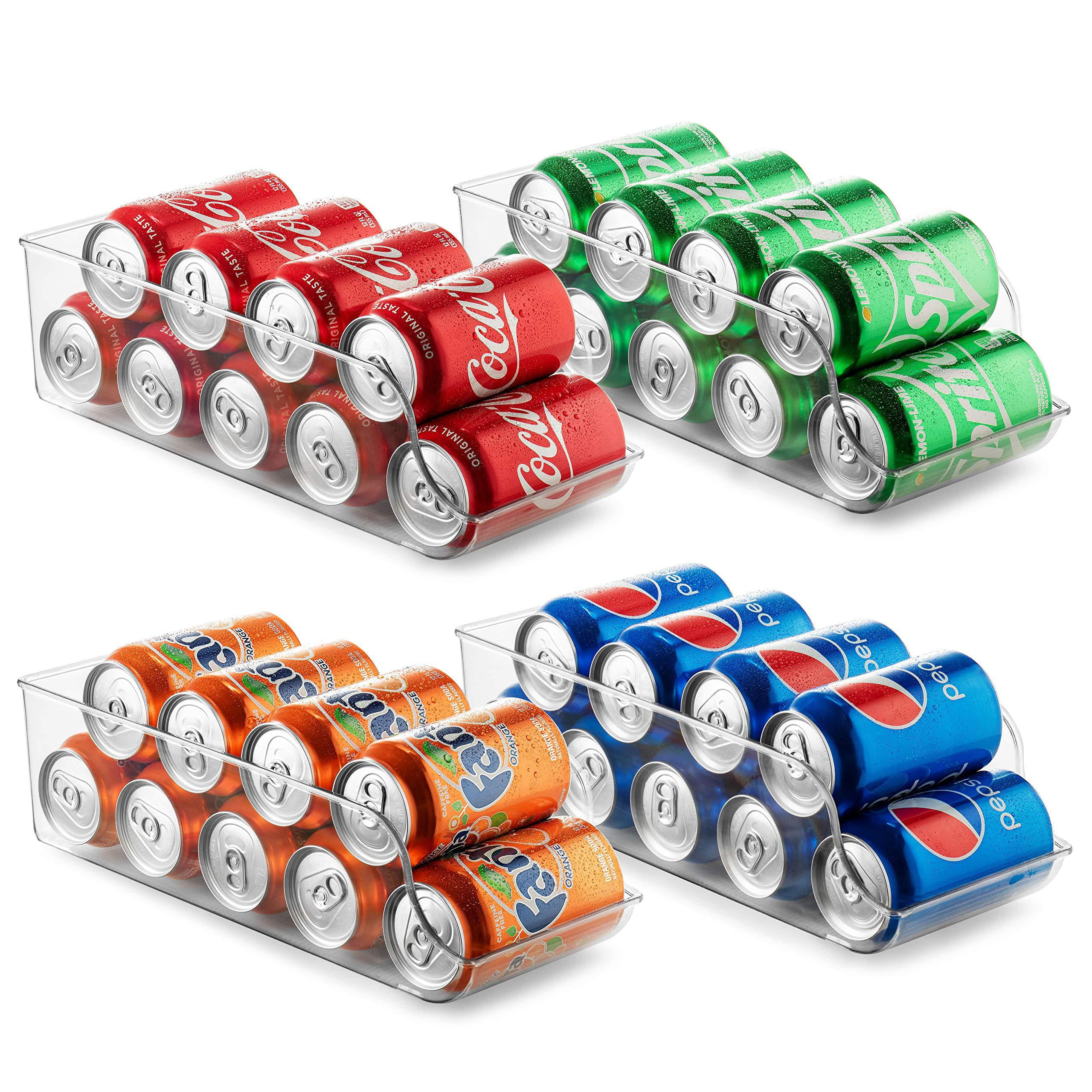 Acrylic Soda Can Holder Storage Organizer Fridge Bin, 1 Pack - Harris Teeter