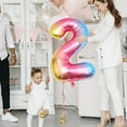 thumbnail image 2 of ORDDIART 10Pcs Number Balloon Set Multi Color for Birthday Shower and Party Decoration, 2 of 4