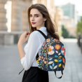 thumbnail image 6 of FORMRS Mini Backpack Purse for Women Travel Daypack Casual Shoulder Bag, Simple Floral, 6 of 7