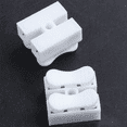 thumbnail image 6 of 250PCS CH2 Spring Quick Wire Connector Cable Clamp Terminal Block Connector for LED Strip Light,250 x CH2 spring connectors,white, 6 of 8