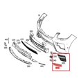 thumbnail image 4 of Front Grille Daytime Running Light Cover 1668852822 1668852922 1668851374 for ML W166 ML250 ML350 M, 4 of 5