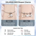 thumbnail image 3 of Charm DALARAN S925 Plata de Ley con Tope Dorado 4 piezas, 3 of 7