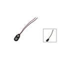 thumbnail image 2 of POINTERTECK 10pcs I Type 9V Battery Snap Clip Connector with Cable Black, 2 of 2