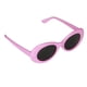 thumbnail image 5 of Gafas de sol ovaladas vintage, gafas redondas pequeñas retro con marco grueso, protección solar B 3 Colcomx gafas de sol clout goggles, 5 of 6