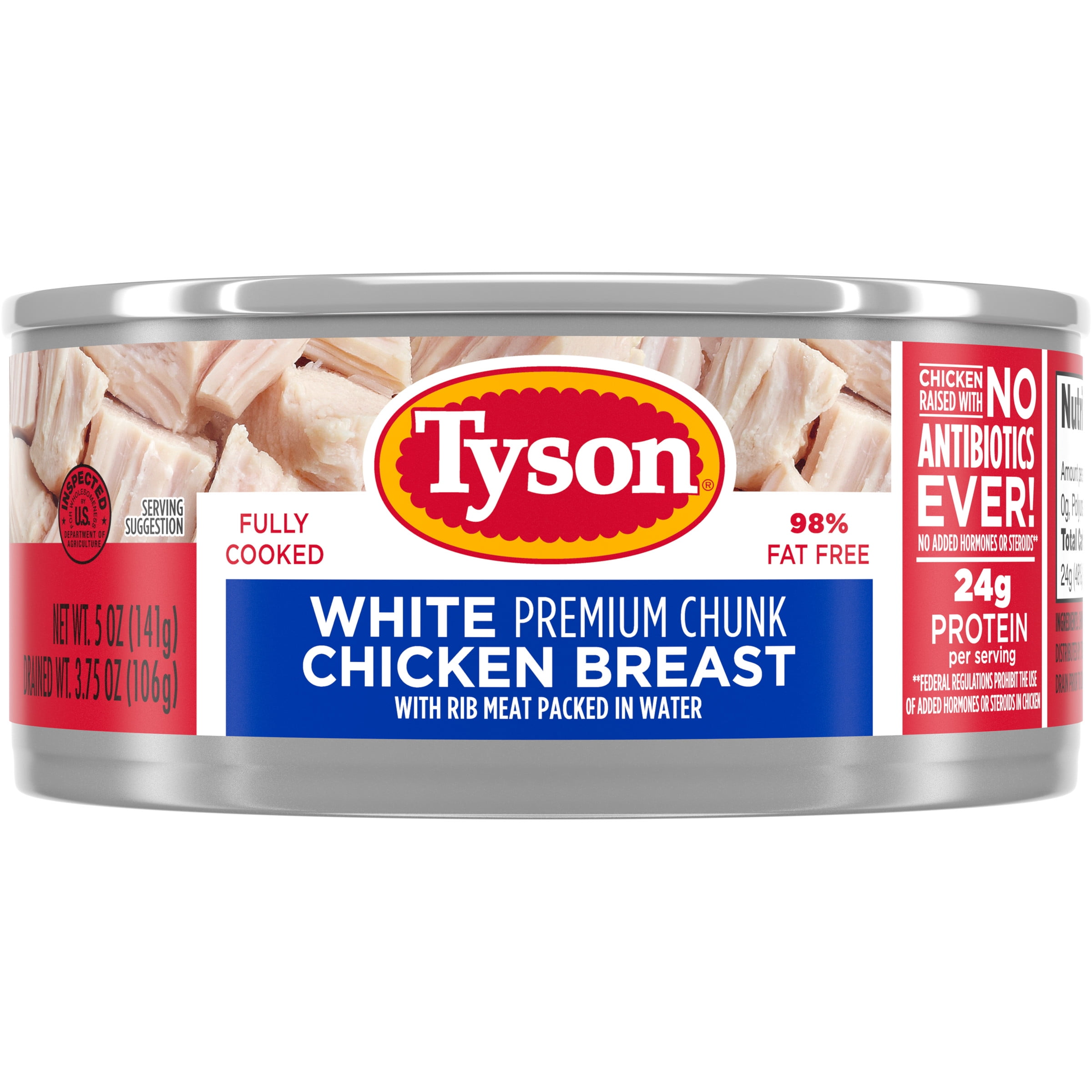 Tyson® White Premium Chunk Chicken Breast, 5 oz.