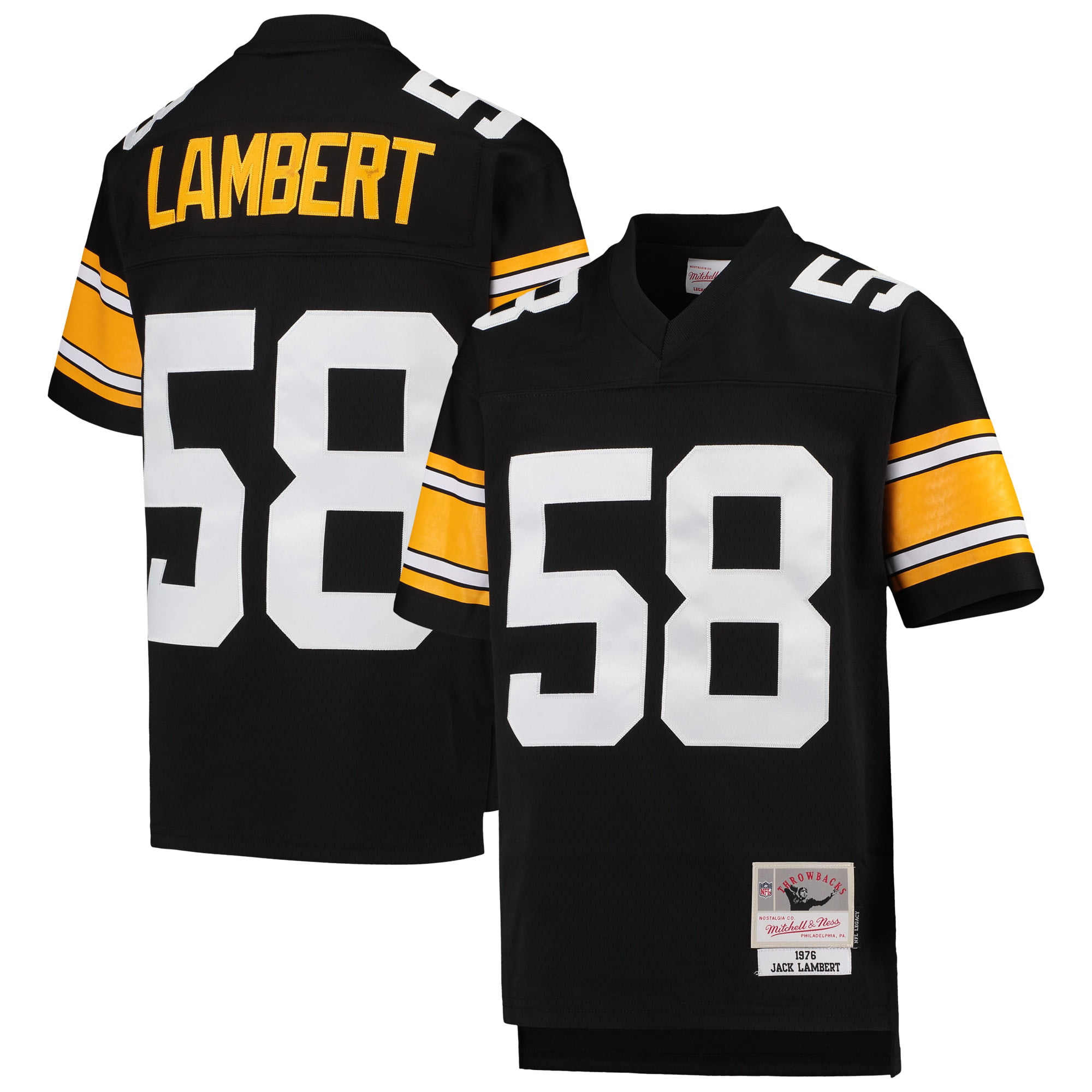 Jack Lambert Pittsburgh Steelers Mitchell 