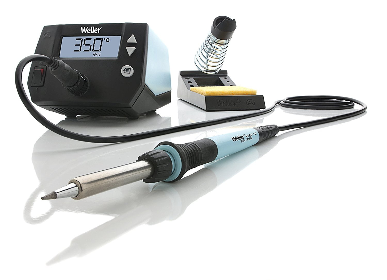 Weller Digital Soldering Iron Set 70-Watt WE1 Station 120Volt 1.6 mm Screwdriver