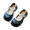 thumbnail image 5 of Little Girl Toddler Girl Dress School Uniform Oxford Mary Jane Shoes - Ballet Flats for Big Girl Party School Shoes, 5 of 9