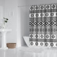 thumbnail image 2 of Waterproof Bohemian Shower Curtain 72x72 Inch Boho Style Polyester Unique Shower Curtain for Bathroom Hotel Home Decor with 12 Plastic Hooks, 2 of 5