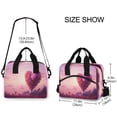 thumbnail image 4 of joogoo Beautiful Heart Pattern Insulated Lunch Bags Reusable Cooler Box with Shoulder Strap, 4 of 6