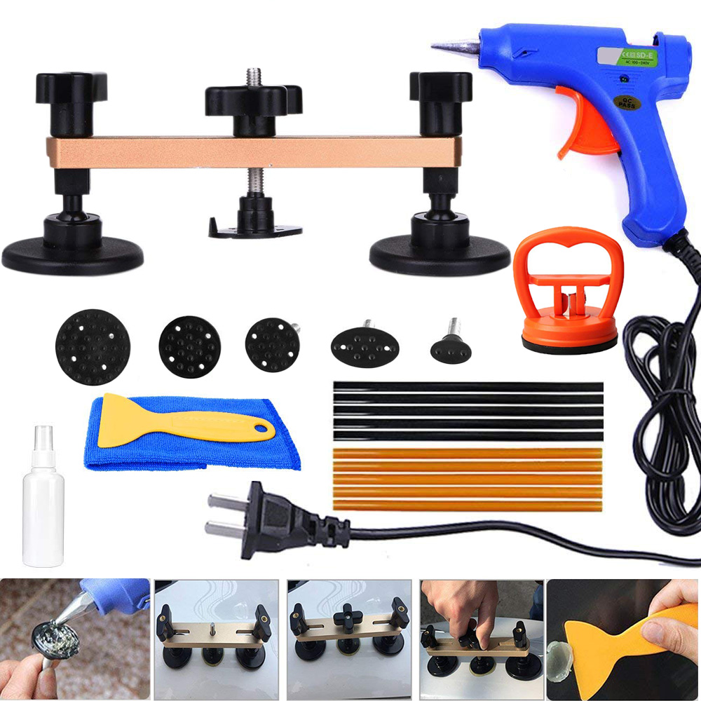 Pops a Dent Puller Bridge Paintless Dent Removal Remover Repair Tools