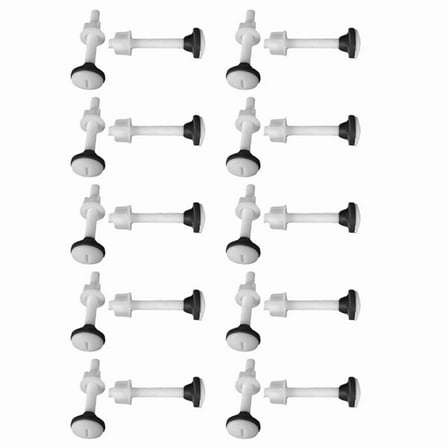 20 x Toilet tank fixing screws-White & Black