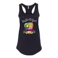 thumbnail image 2 of Wild Bobby, Colorful Softball Girl, Sports, Women Racerback Tank Top, Black, Small, 2 of 5