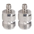 thumbnail image 2 of Adaptador N Hembra A SMA Hembra, Kit De Adaptador Coaxial RF De Cobre Resistente A La Corrosión Duradero Con Aislamiento De PTFE Para Cable Coaxial, 2 of 8