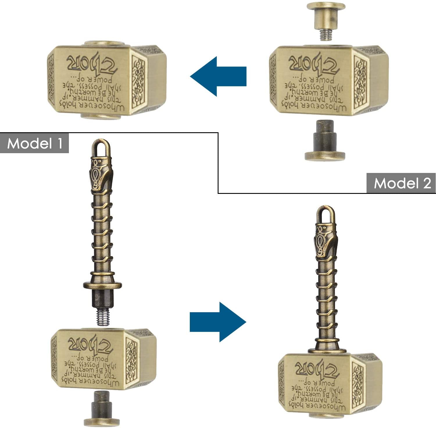 gold hammer fidget spinner