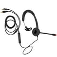 thumbnail image 1 of PC Business Headset, Monaural Microphone Mute Call Center Headset Professional HD Conversation  For Teleconferencing, 1 of 8
