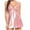 Pink, variant on Elvqul Nightgowns for Women Plus Size Sleeveless Halter Black Silk Camisole Sleep Dresses