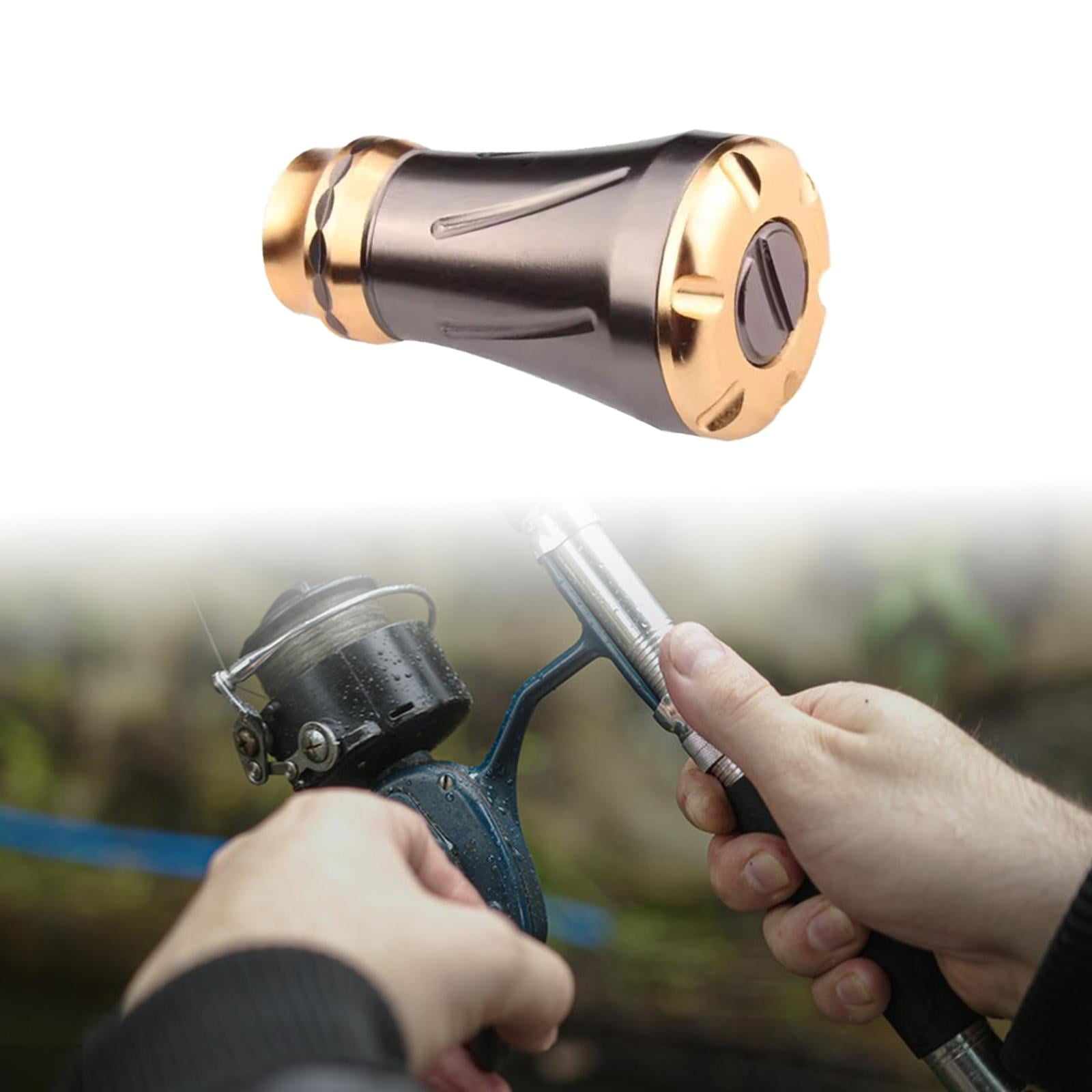 diy fishing reel knobs Roro Handle Knob I shape Solid Wood Grip For DAIWA / SHIMANO 1 Set ( 2 pcs) comfortable to hold Custom fishing reel knobs for
