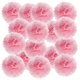 thumbnail image 1 of Uxcell Pompones de papel para flores, bola de flores para decoración de fondo de fiesta, rosa claro 4", 1 of 7