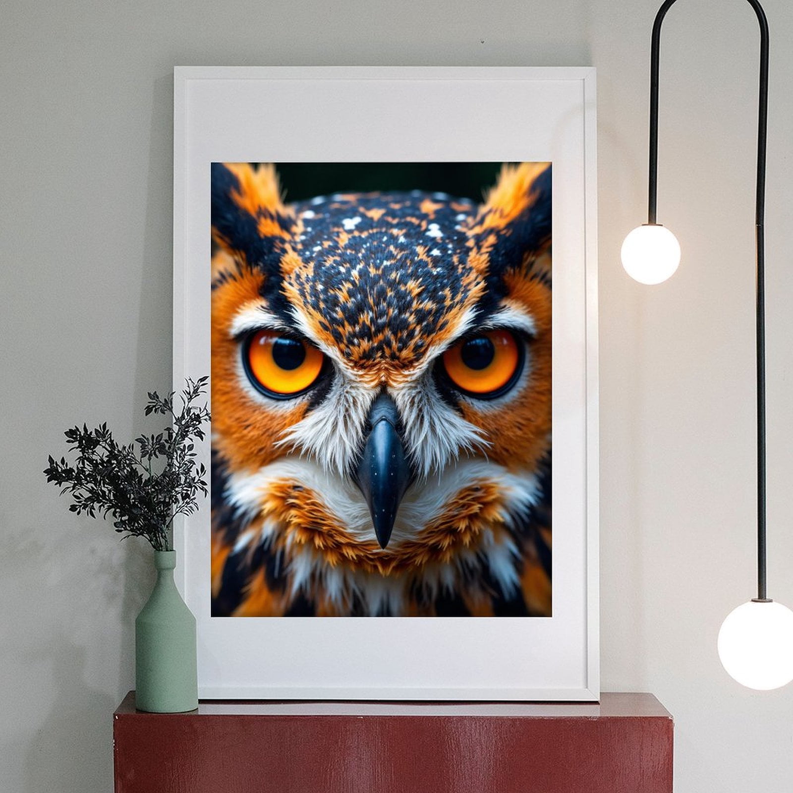 Diamond Art Kit for Adults, Majestic Owl Close Up Diamond Painting for Adults Beginners, DIY Diamond Art Painting Kits, 5D Diamond Painting Crafts for Home Decor 12x16 Frameless