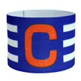 thumbnail image 1 of Brazalete Capitán Banda Ajustable Transpirable para Capitán de Fútbol (Azul), 1 of 4