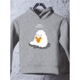 thumbnail image 3 of Adorable Ghost W Heart Hoodie Toddler -Image by Shutterstock,  2 Toddler, 3 of 4