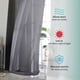 thumbnail image 4 of Cortinas transparentes OWENIE negras de 183 cm x 183 cm para sala de estar, 4 of 7