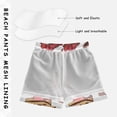 thumbnail image 3 of FORMRS Boys Swim Trunks Quick Dry Mesh Liner Boardshorts Sizes XS-XL, White Chocolate Cakes, 3 of 7