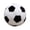 9.8in/25cm, variant on Fluffy Soccer Balls Plush Pillow Decor 3D Stuffed Ball Indoor Outdoor Soccer & Football Plush Toy