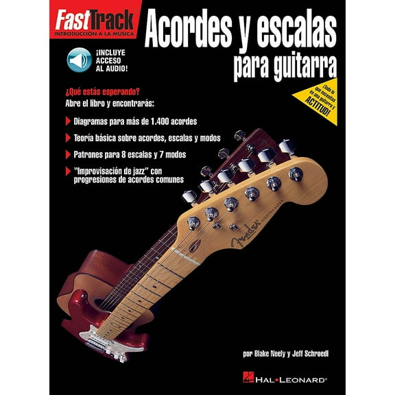 Hal Leonard FastTrack Guitar Chords & Scales - Spanish Edition BK/Audio Online by Blake Neely