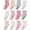 Multicolor, variant on 12 Pairs Toddler Girls Ruffle Socks – Non-Slip Baby Grip Socks Soft Cotton Socks, Cute Grippy Frilly Socks for 1-3 Years
