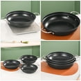 thumbnail image 3 of Miangastore Wok Black 1Pack 14.2In X 11In X 2.4In Medical Stone, 3 of 8