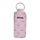 thumbnail image 1 of Ofertas Únicas 1 Pc Encantador Llavero Decorativo de Bolsa con Patrón de Huella para Labial y Perfume Color Rosa, 1 of 5