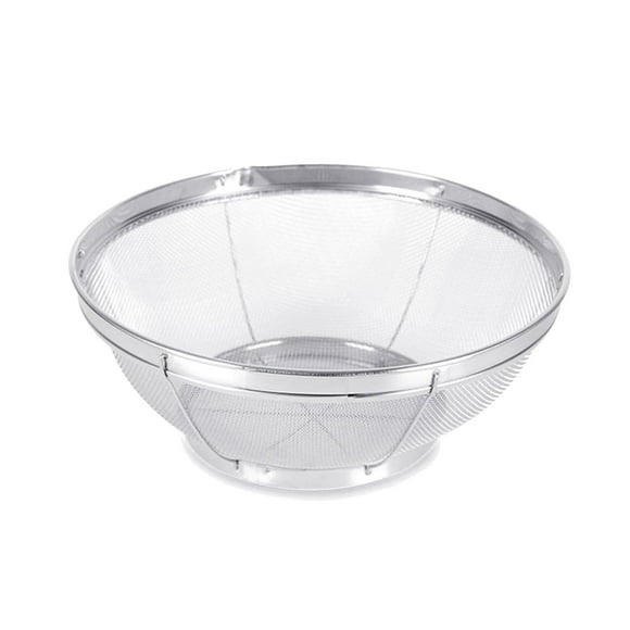 Binwennn Stainless Steel Rice Sieve Bowl Fine Mesh Strainer Large Metal Colander For Rice Yogurt Dehydrator Sheets 12x13 Stainless Steel Dehydrator 10 Commercial Dehydrators for Food And 20 Trays