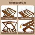 thumbnail image 6 of JUANYU Shoes Rack Organizer,Multi Tier Wooden Foldable Storage Rack for Home Shoe Storage with Durable Cross Structure,8-Tier,Tawny, 6 of 11